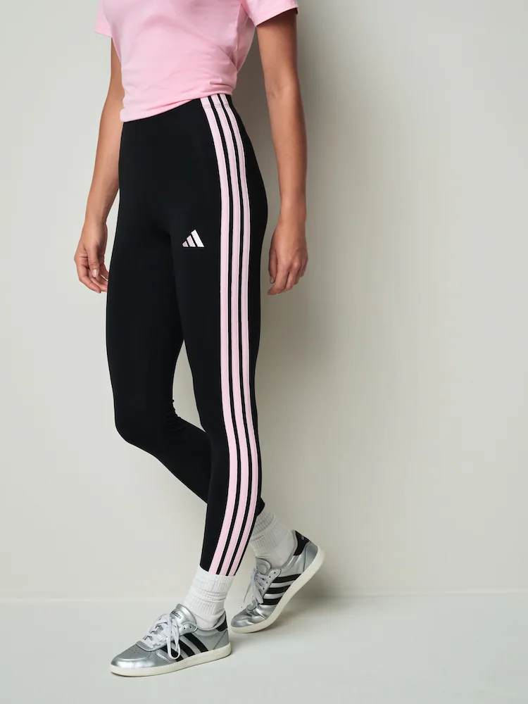 adidas womens essentials 3-stripes cotton leggings telo.pk