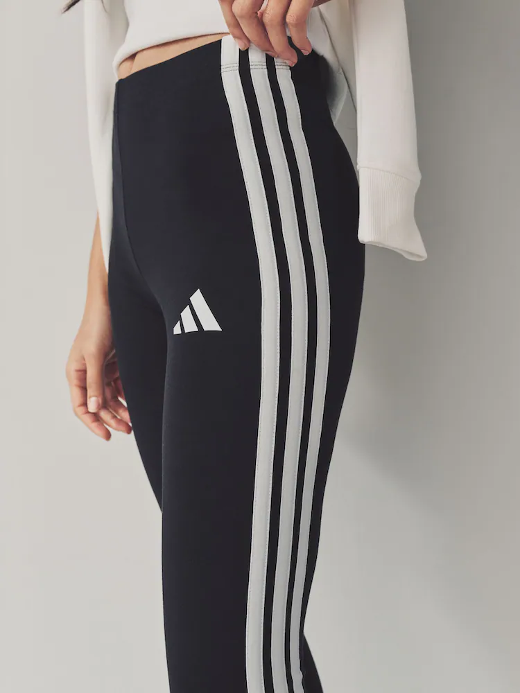 Adidas Womens Essentials 3 Stripes Cotton Leggings
