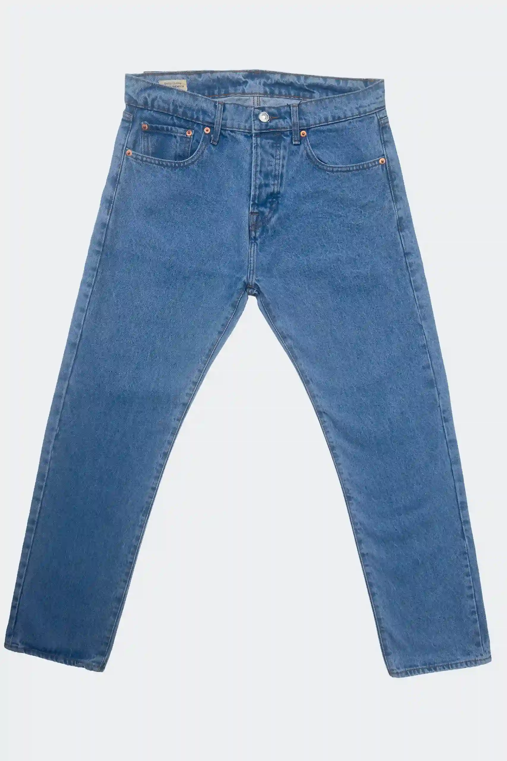 Levi’s 501 men sky blue rigid denim jeans authentic leftover overrun stock by Telo.pk