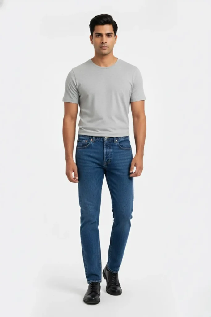 Levi’s 501 men mid blue rigid denim jeans authentic leftover stock by Telo.pk