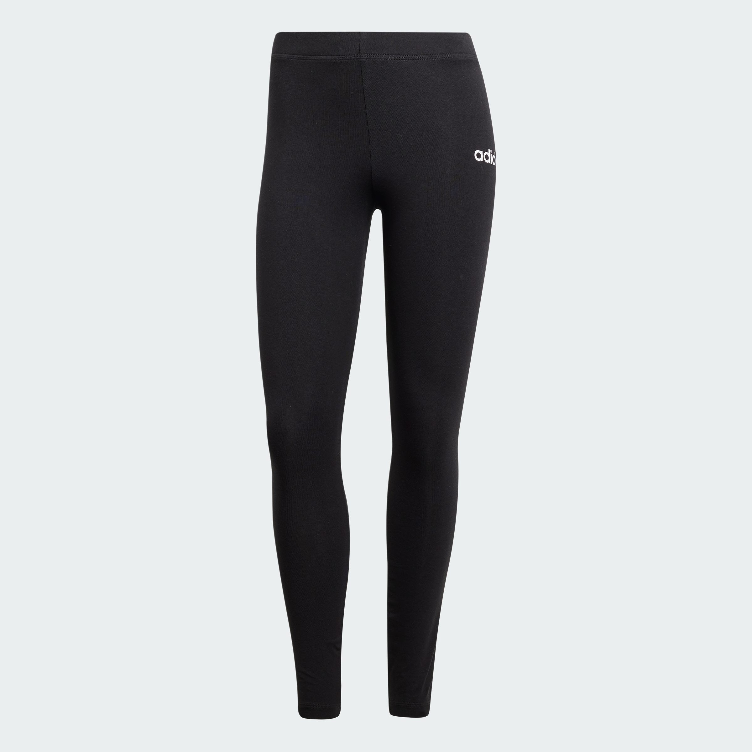 adidas essentials linear cotton leggings black