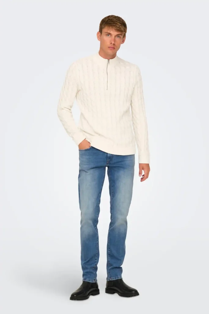 Only Sons Men’s Blue Slim Fit Jeans