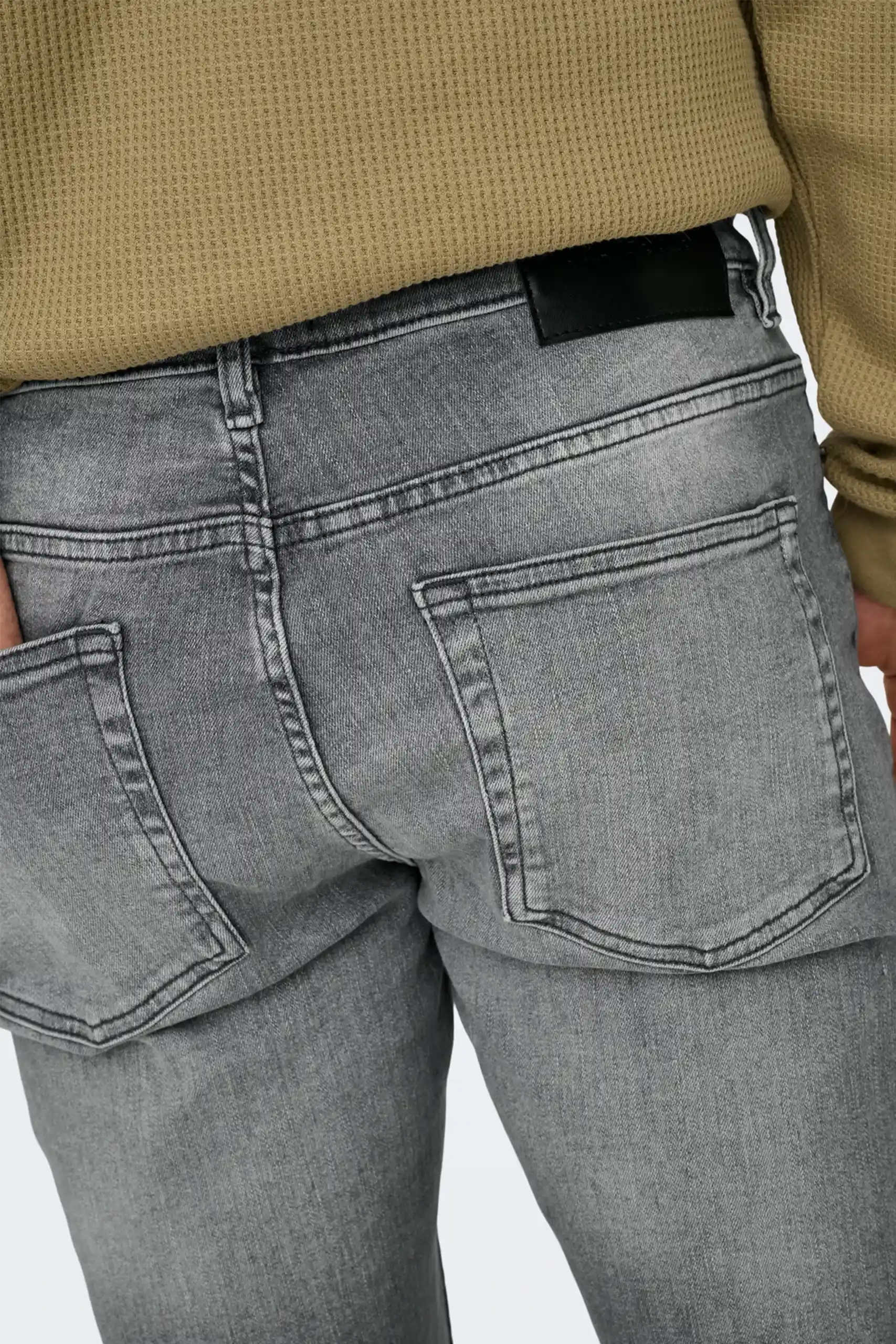 Only Sons Men’s Grey Slim Fit Jeans