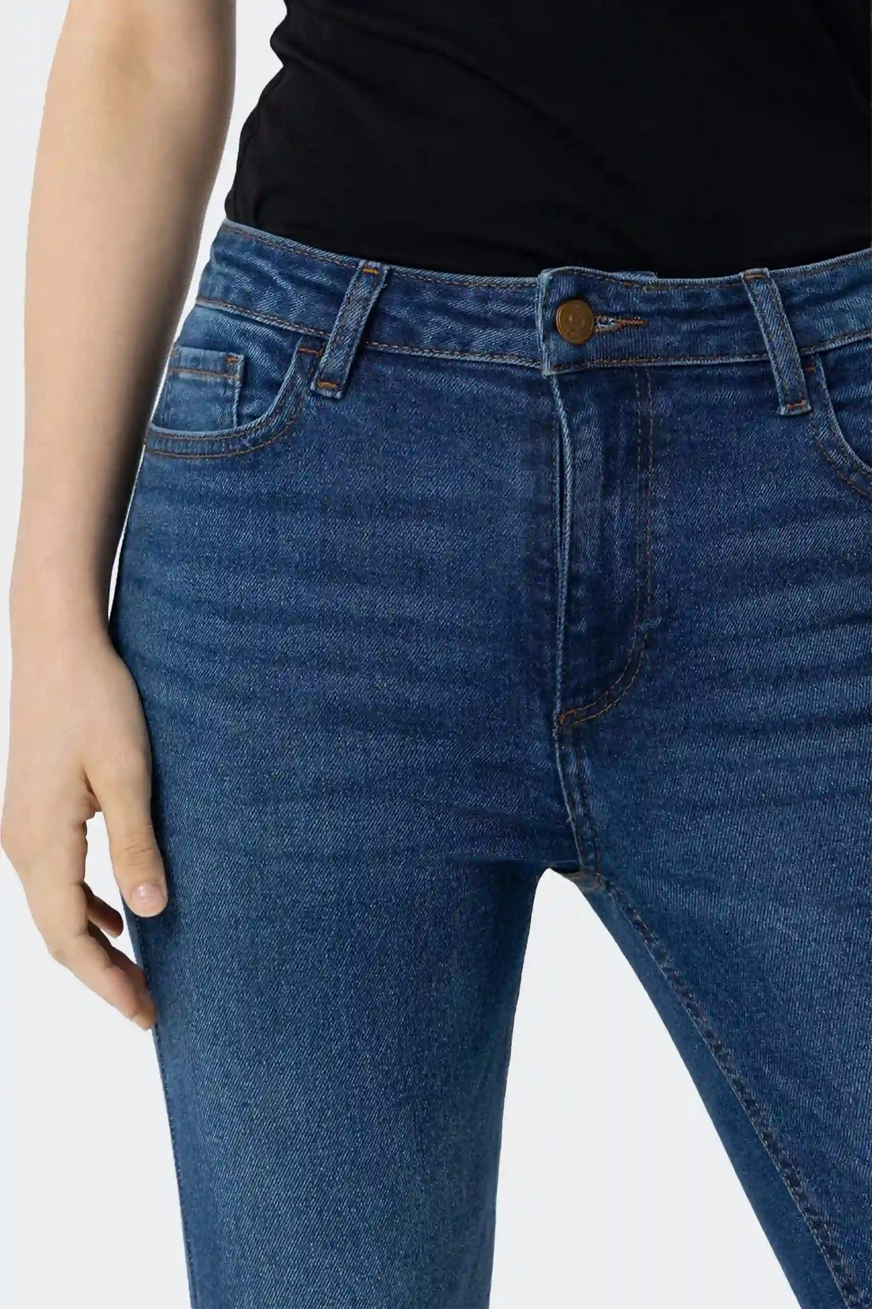 Telo Women Toffosi Flair Leg Denim Jeans