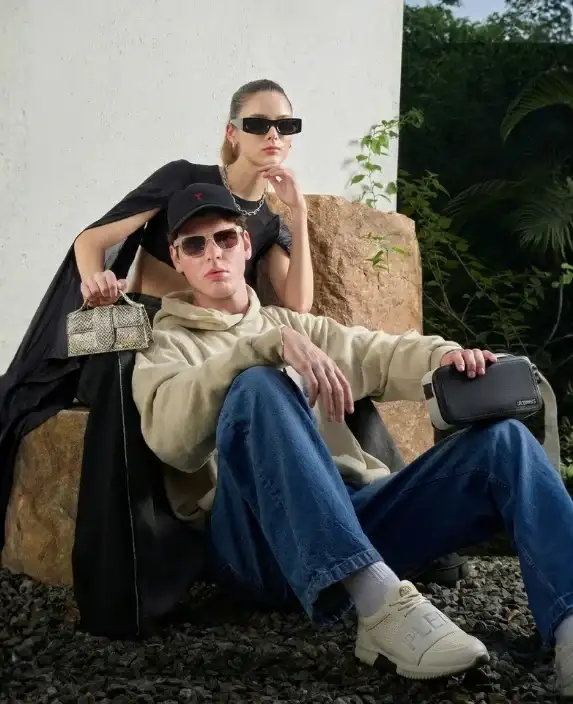 Mens fashion jeans trouser denim shirt belt