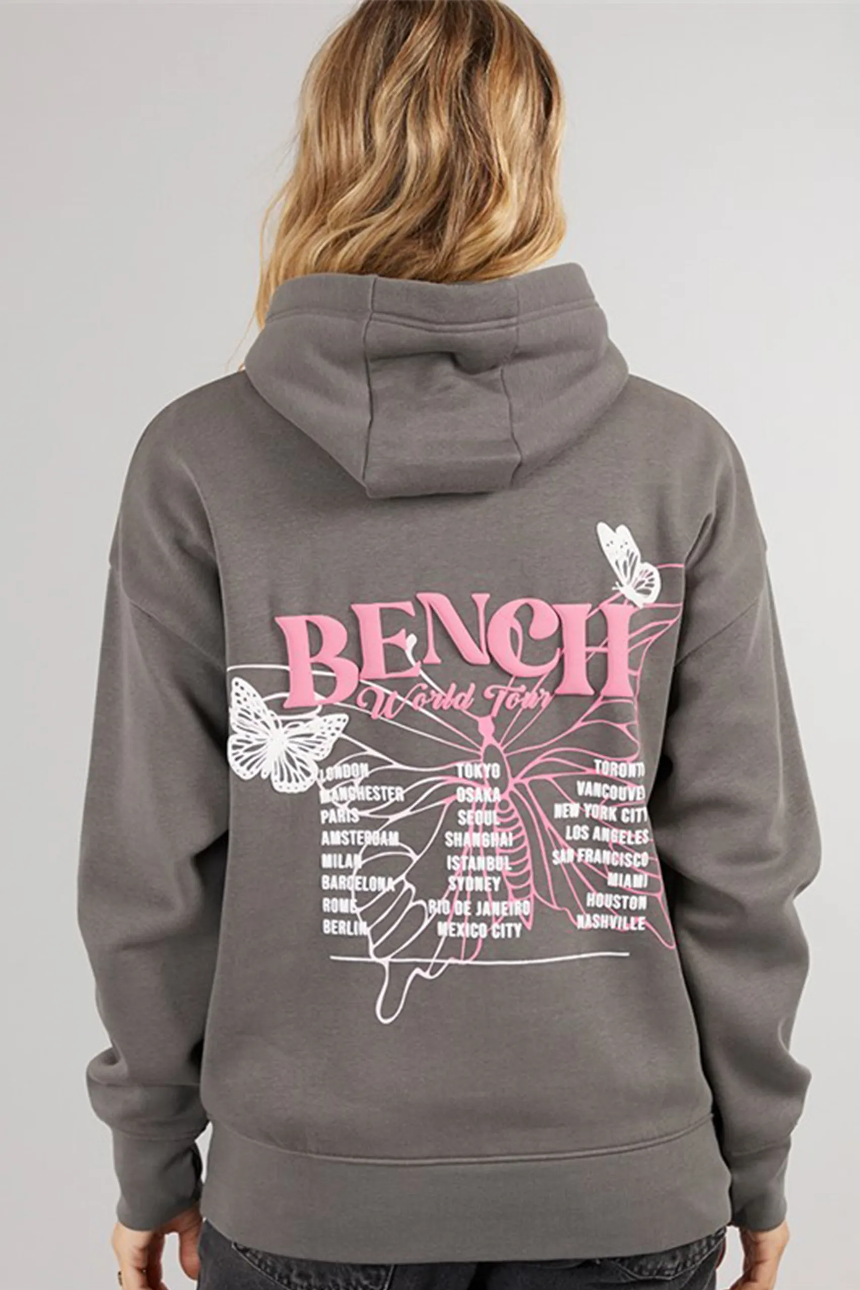 Charcoal oversized Warly hoodie