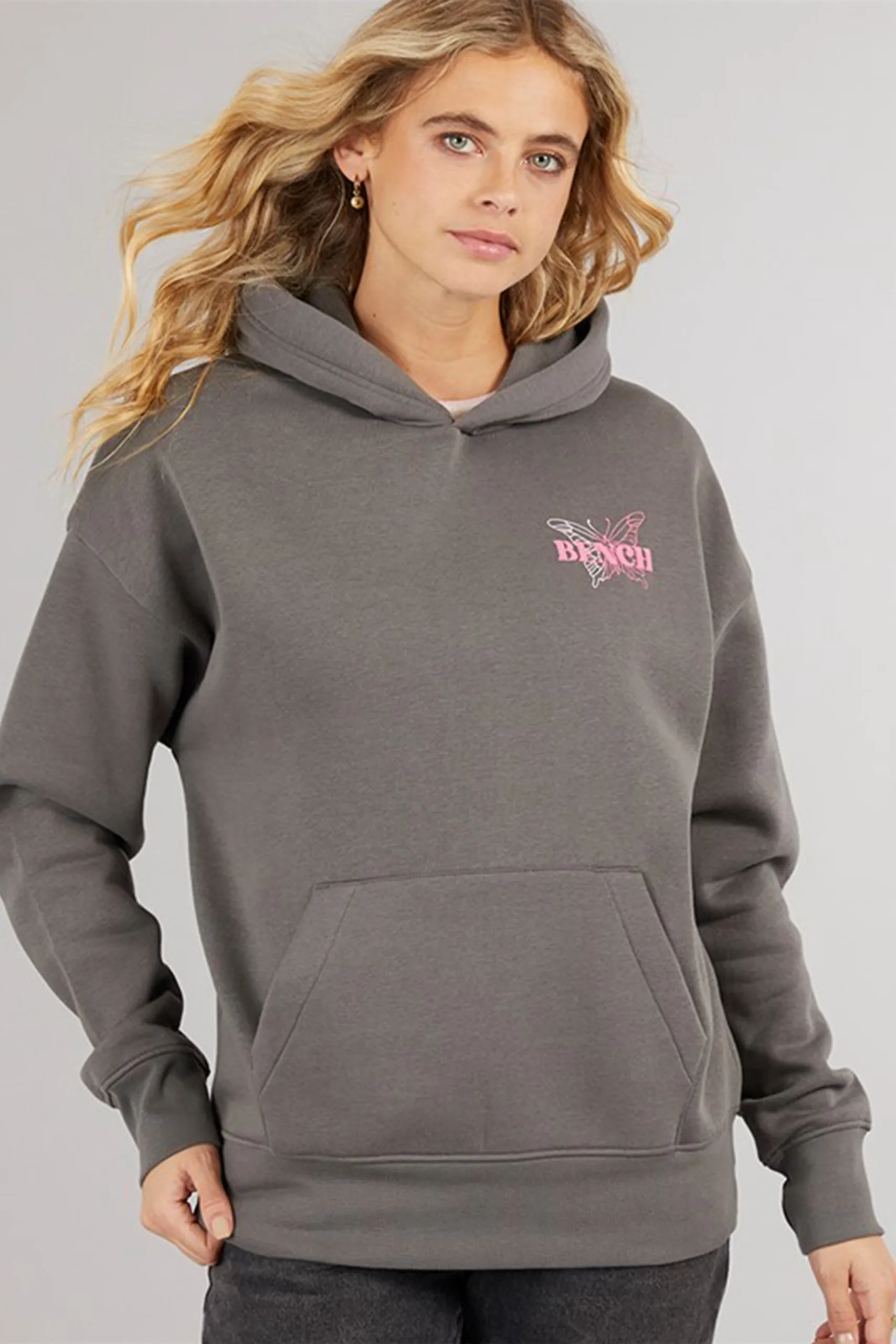 Charcoal oversized Warly hoodie