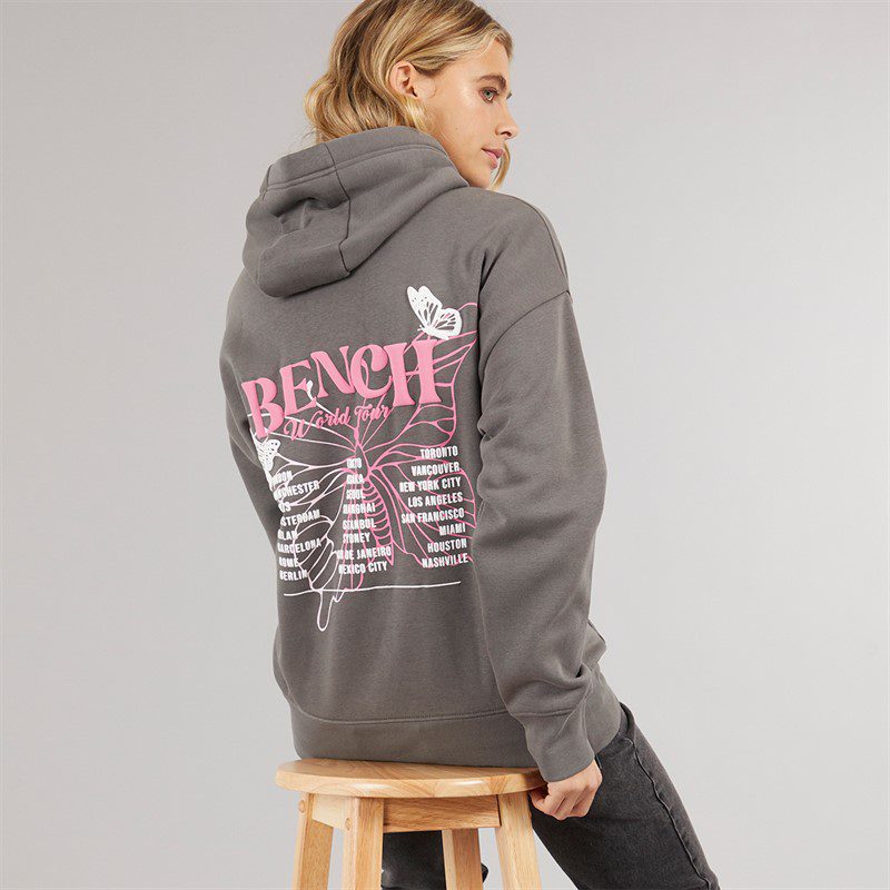 Charcoal oversized Warly hoodie