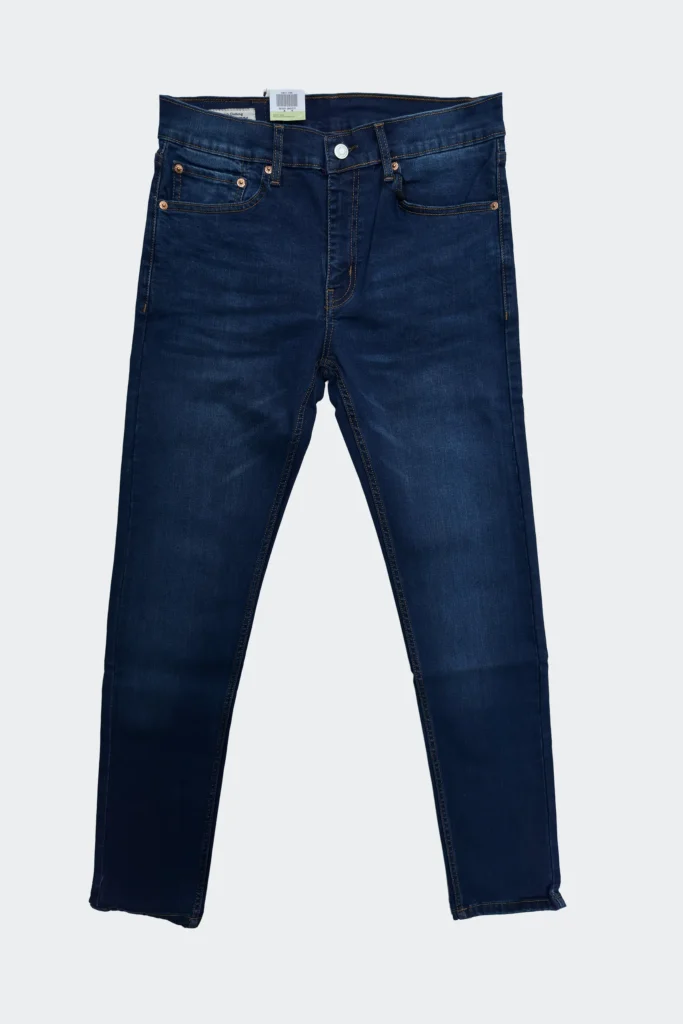 Men’s slim fit dark wash denim jeans