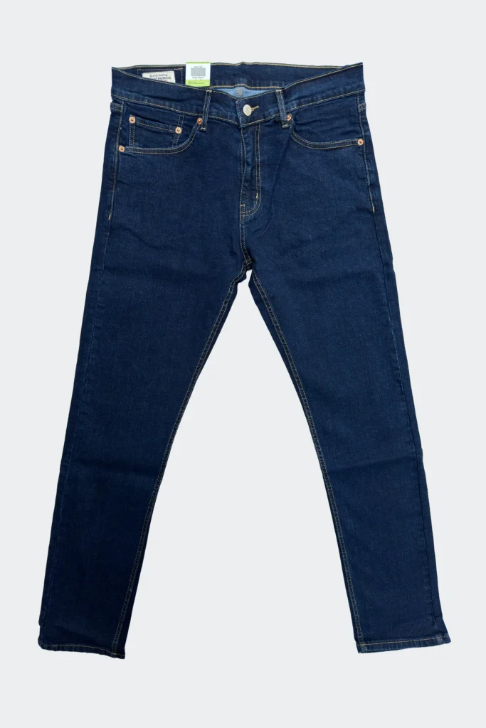 Men’s slim fit dark wash denim jeans